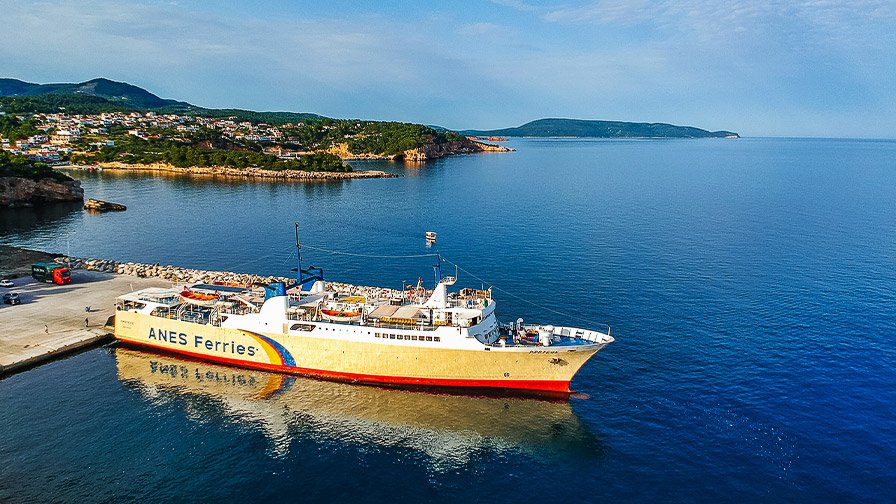 Ferry to Skiathos, Greece