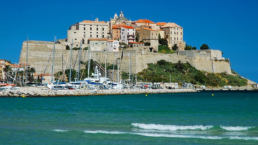The citadel of Calvi, Corsica