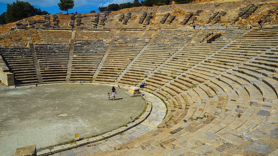 Ancient theatre in Bodrum, Turkey